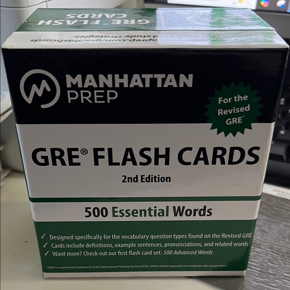 Manhattan Prep GRE Flash Cards